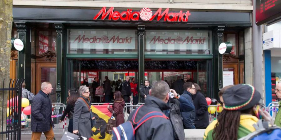 Noch ist Media Markt in der Berner Markthalle.