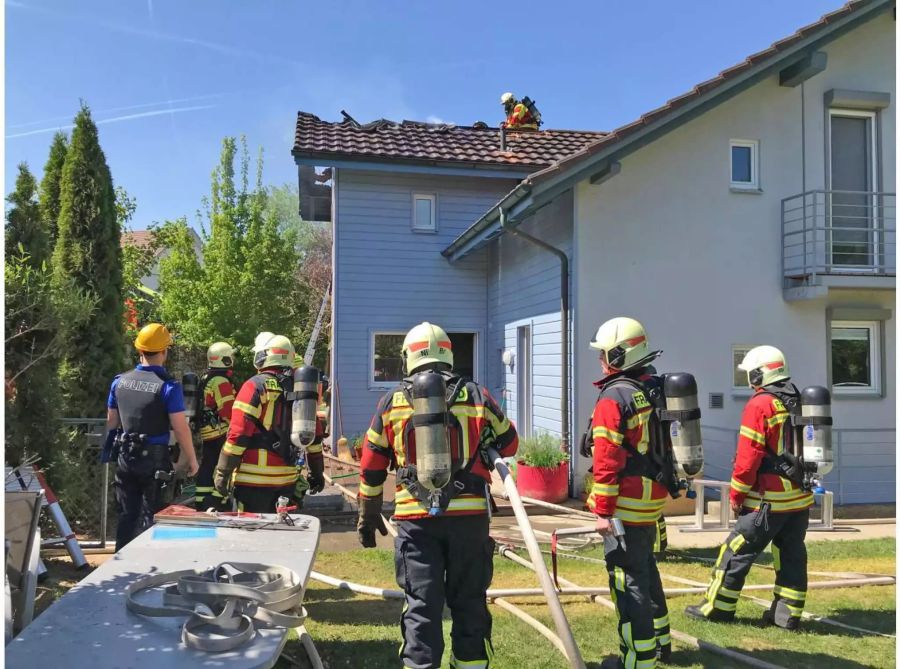 Beim Dachstockbrand entstand Sachschaden-Kapo TG