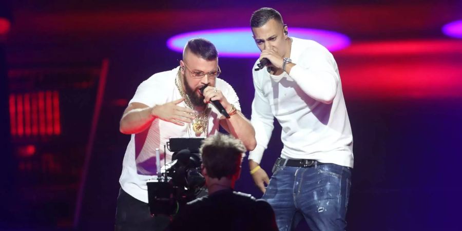 Farid Bang (l.) und Kollegah gewannen trotz heftiger Kritik einen Echo.