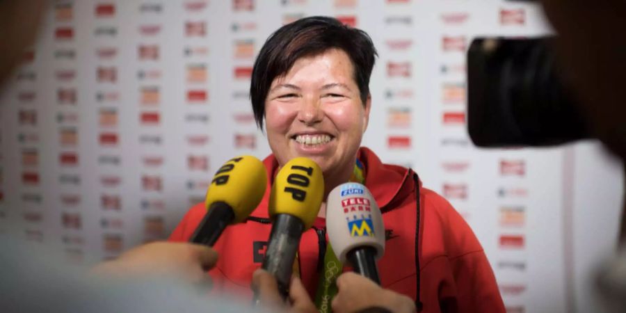 Heidi Diethlem Gerber konnte sich dank der Sporthilfe professionell vorbereiten.