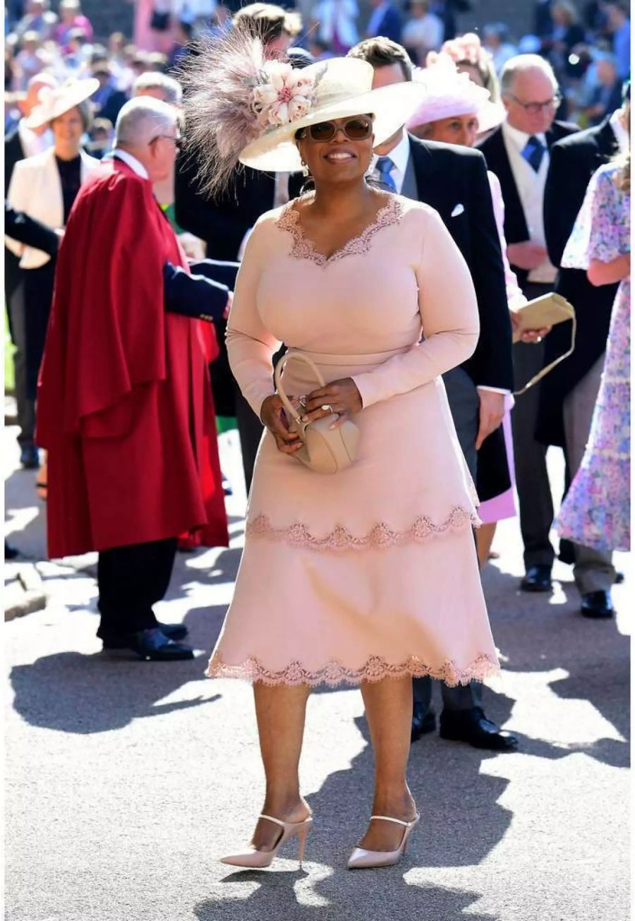 Oprah Winfrey bei Meghans Hochzeit 2018.