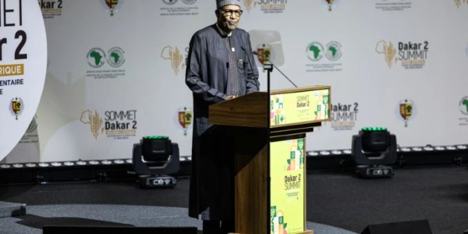 Der derzeitige Präsident Nigerias, Muhammadu Buhari Der derzeitige Präsident Nigerias, Muhammadu Buhari