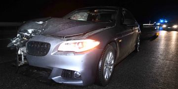 Trübbach: Wildunfall und anschliessende Auffahrkollision