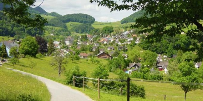 Blick auf Reigoldswil Reigoldswil