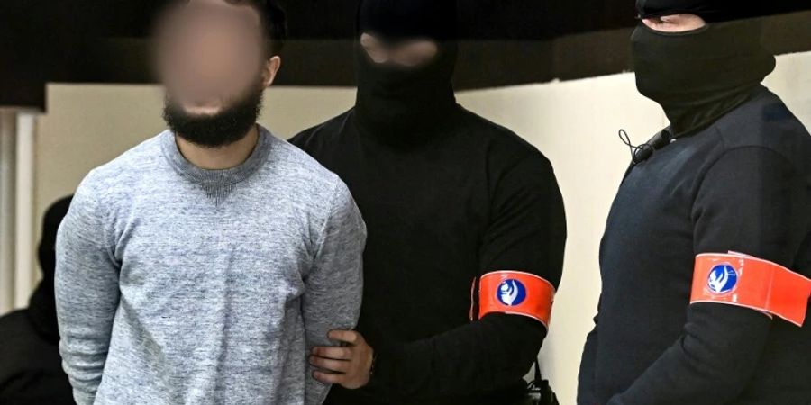Der Hauptangeklagte im Brüsseler Terrorprozess, Salah Abdeslam