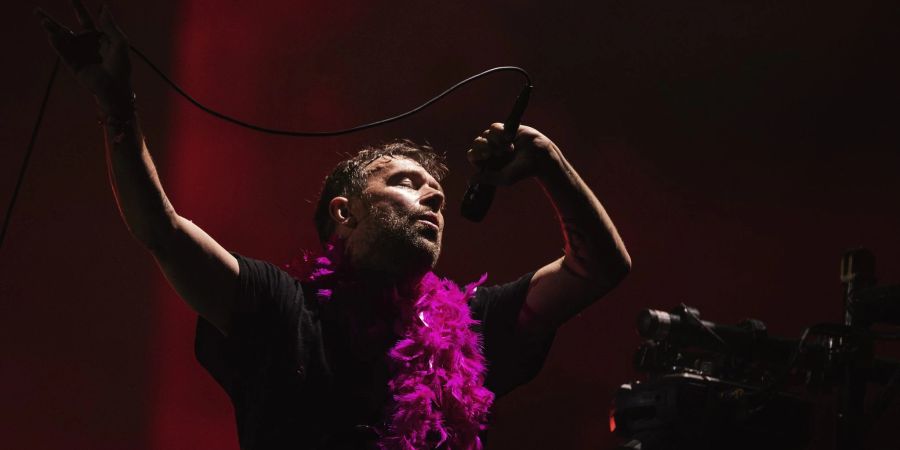 Der Brite Damon Albarn steckt hinter der virtuellen Band Gorillaz.