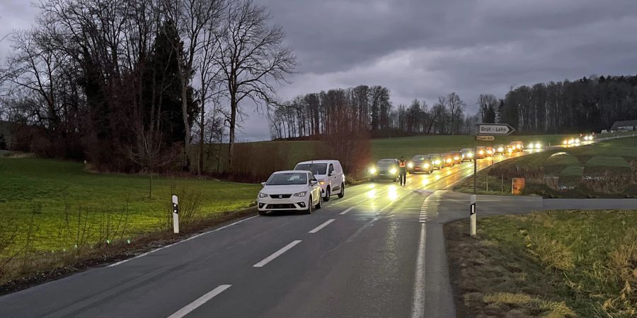 Gunzwil - Unfall wegen Überholmanöver