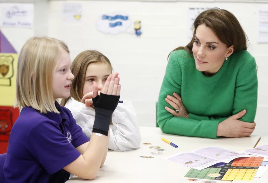 Prinzessin Kate besuchte schon viele Schulen.