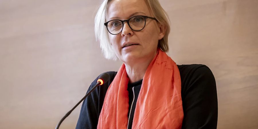 Die Berner Finanzdirektorin Astrid Bärtschi präsentiert eine erfreuliche Jahresrechnung. (Archivbild)