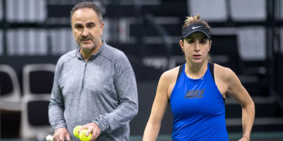 Belinda Bencic mit Vater