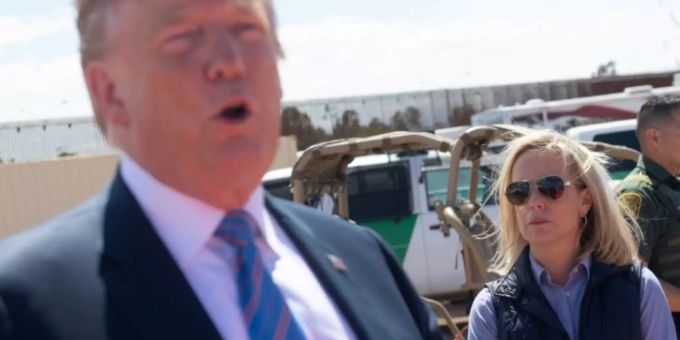 Trump und Nielsen Trump und Nielsen