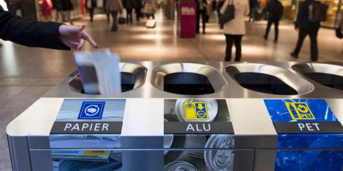 Pendlern sei Dank - SBB ist stolz auf erfolgreiches Recycling-System