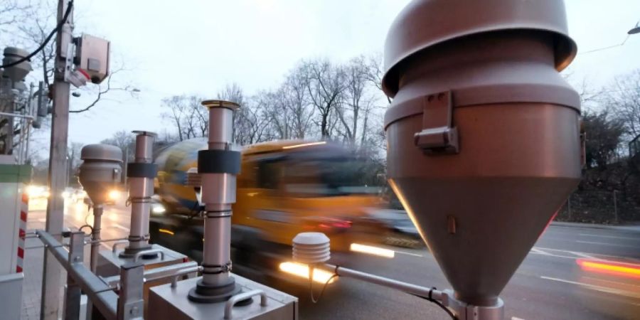Luft-Messstation in Stuttgart