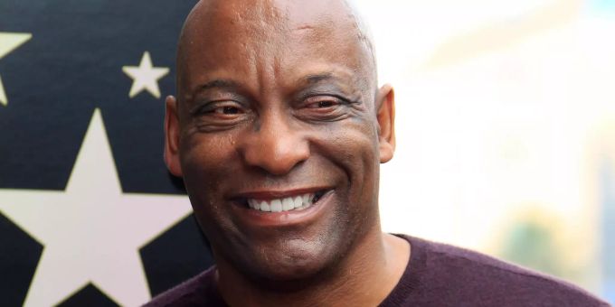 Us-Regisseur John Singleton am Walk of Fame in Hollywood. John Singleton