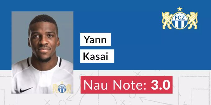 Die Nau-Note für Yann Kasai (FCZ). FCZ