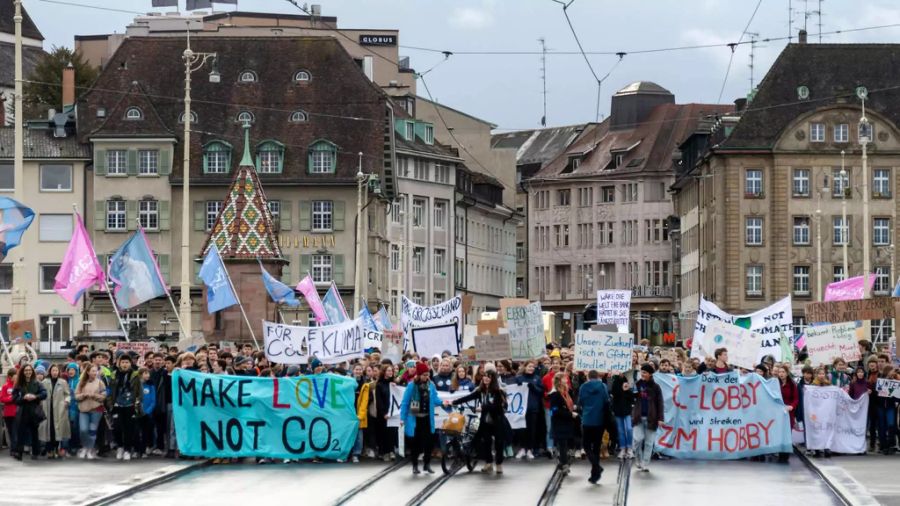 Klimastreik gegen die Klimapolitik