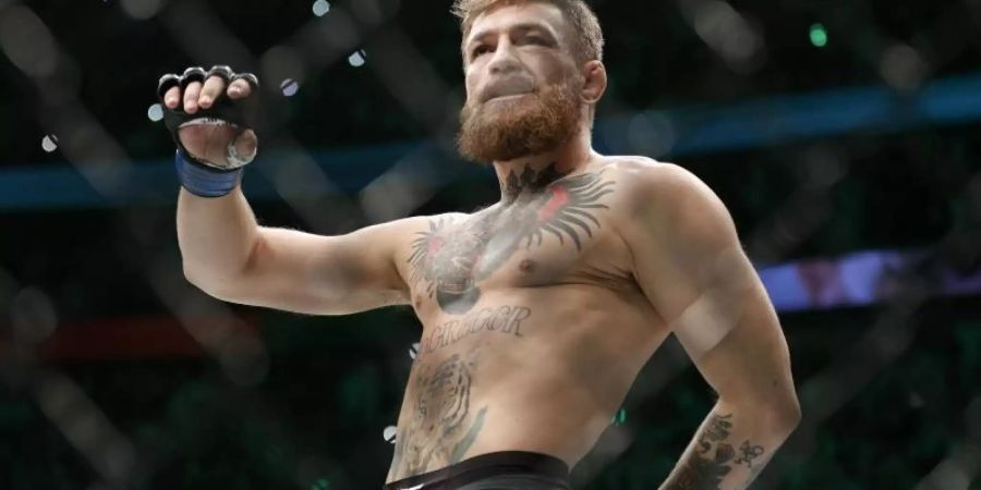 Sorgte mit einem angeblichen Rücktritt für Wirbel: UFC-Star Conor McGregor. Foto: John Locher/AP