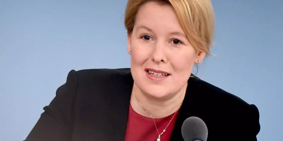 Bundesfamilienministerin Franziska Giffey (SPD). Foto: Britta Pedersen/Archiv