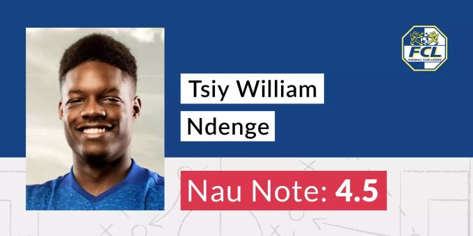 Die Nau-Note für Tsiy William Ndenge (FCL).