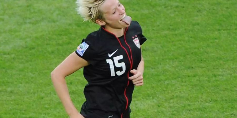 Zu den Unterzeichnern der Klage gehört unter anderem Megan Rapinoe. Foto: Hannibal Hanschke