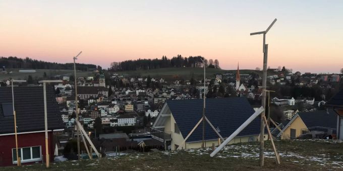 Der Gemeinderat unterbreitet die Entwürfe der neuen Ortsplanungsinstrumente der öffentlichen Mitwirkung Ansicht auf den Ort Degersheim