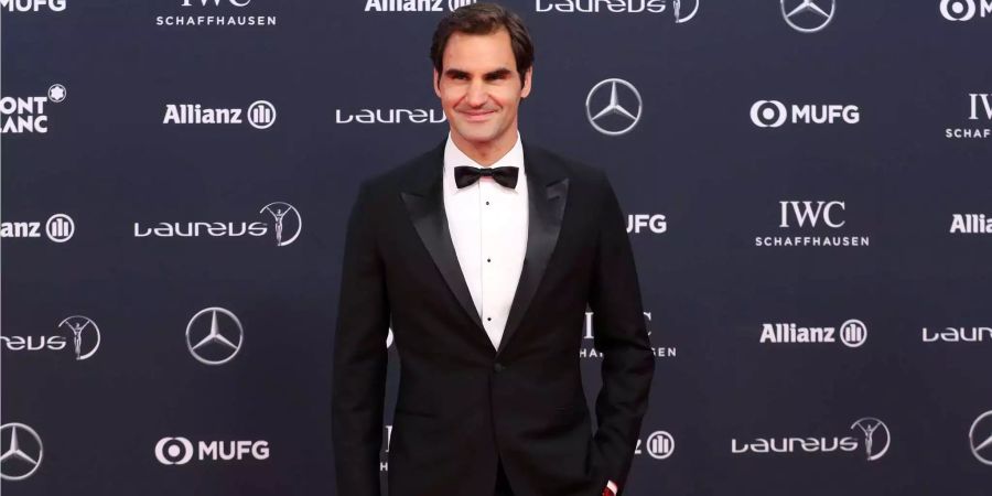 Roger Federer bei den 2018 Laureus World Sports Awards.