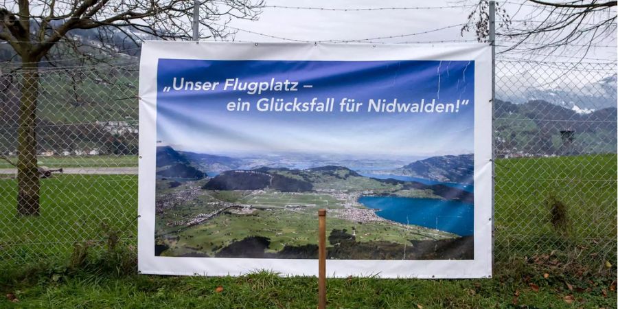 Niedwaldner sagten ja zum 10-Millionen-Kredit für den Flugplatz Buochs.