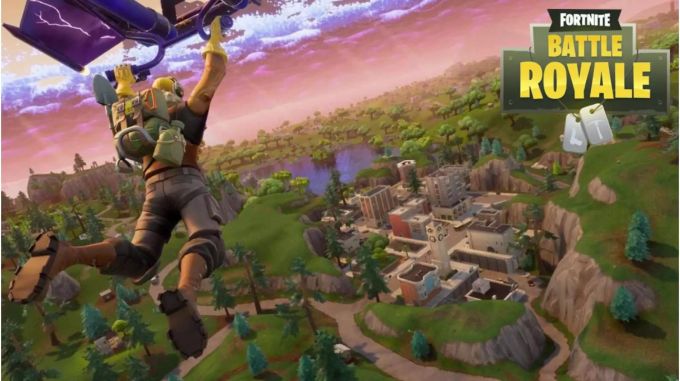 An der Grafik wurde auch gebastelt. Die Stoffphysik wurde überarbeitet um Darstellungsfehler zu beheben. Ein Fortnite Charakter schwebt an seinem Hängegleiter über die Karte.