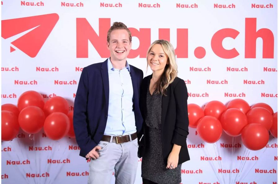 Fabio Back und Katja Kopyto (Nau-Reporter Basel)