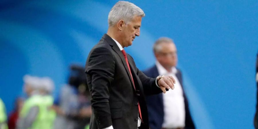 Zeit zu gehen? Vladimir Petkovic während eines Spiels an der WM 2018 in Russland.