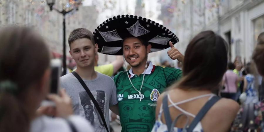 Mexikanische Fans feiern die WM (Symbolbild)