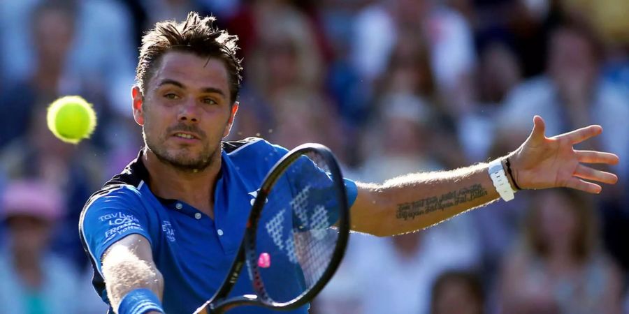 Für Wawrinka ist das Turnier in Eastbourne vorbei.