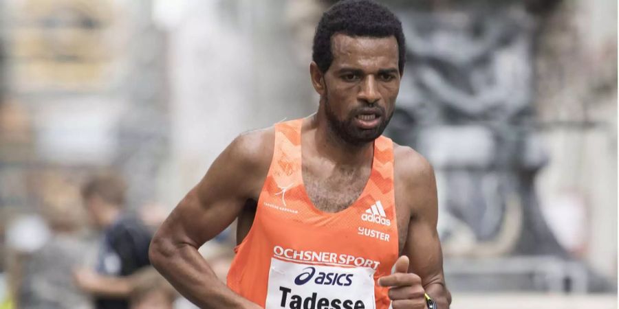 Tadesse Abraham beim GP von Bern.