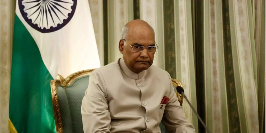 Der indische Ministerpräsident Ram Nath Kovind hat keine Freude an den amerikanischen Strafzöllen.