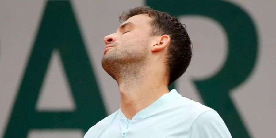 Muss in Paris die Segel streichen: Grigor Dimitrov, Weltnummer 5.