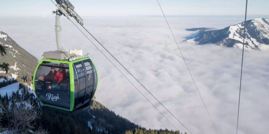 Die Luftseilbahn Kräbel-Rigi Scheidegg hat Ende 2017 den Betrieb aufgenommen