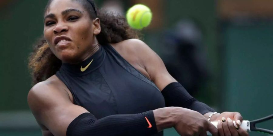 Serena Williams im Einsatz in Indian Wells