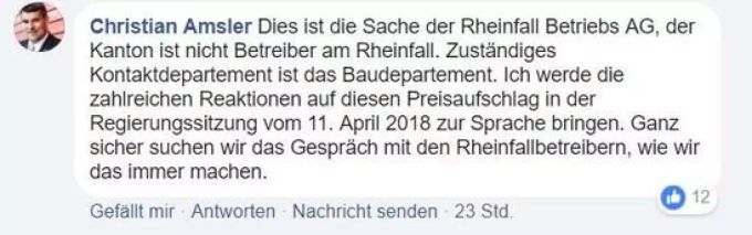 Christian Amsler reagierte prompt auf die vielen Kommentare zur Preiserhöhung. Christian Amsler reagierte prompt auf die vielen Kommentare zur Preiserhöhung.