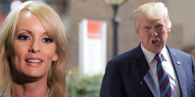 Stormy Daniels soll eine Affäre mit Donald Trump gehabt haben. donald trump