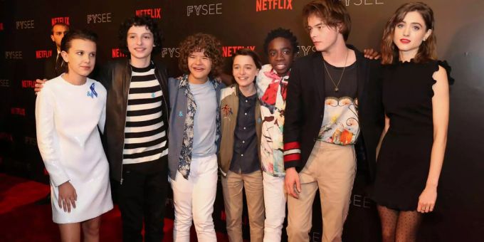 Der Cast von Stranger Things. Stranger Things