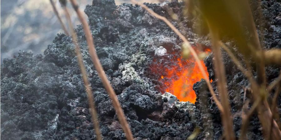 Der Vulkanausbruch auf Hawaii hat einige Zerstörungen verursacht.