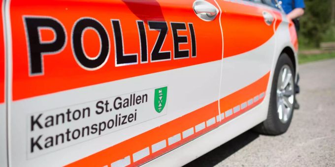 Ein Fahrzeug der Kapo St. Gallen. (Symbolbild) oberriet