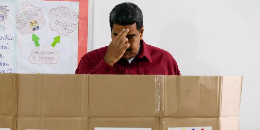 Der venezuelanische Präsident Nicolás Maduro wurde wiedergewählt.