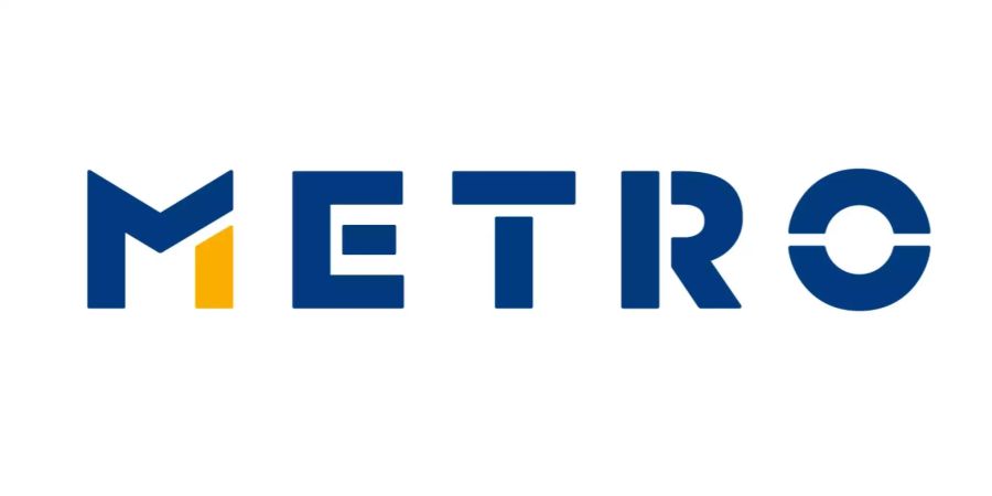 Das Logo der deutschen Metro Group.