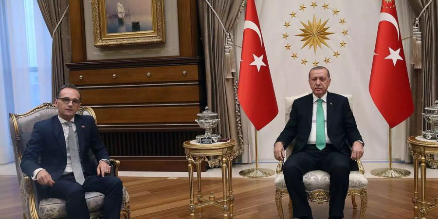 Der deutsche Aussenminister ist beim türkischen Präsidenten Recep Tayyip Erdogan zu Besuch.