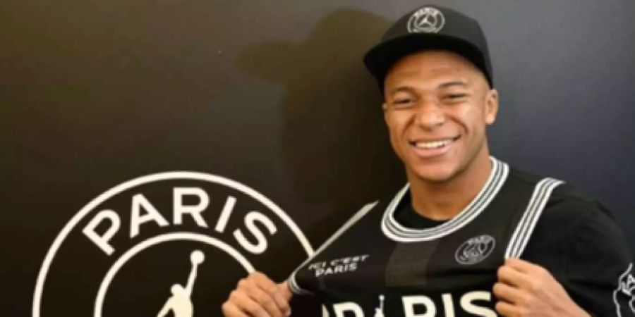 Kylian Mbappé im neuen CL-Dress von PSG