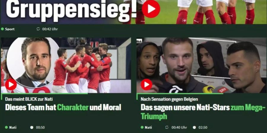 Der «Blick» attestiert dem Team von Vladimir Petkovic «Charakter und Moral».