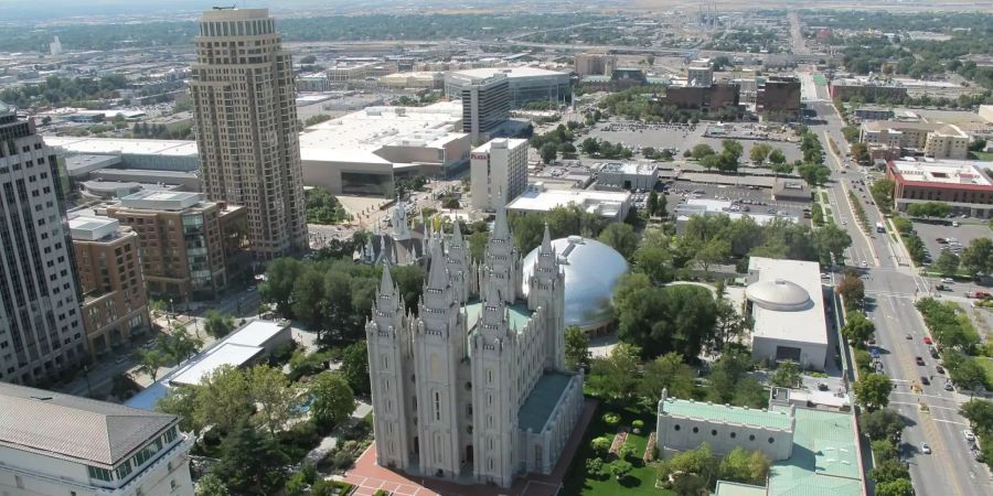 Salt Lake City im Bundesstaat Utah (USA).