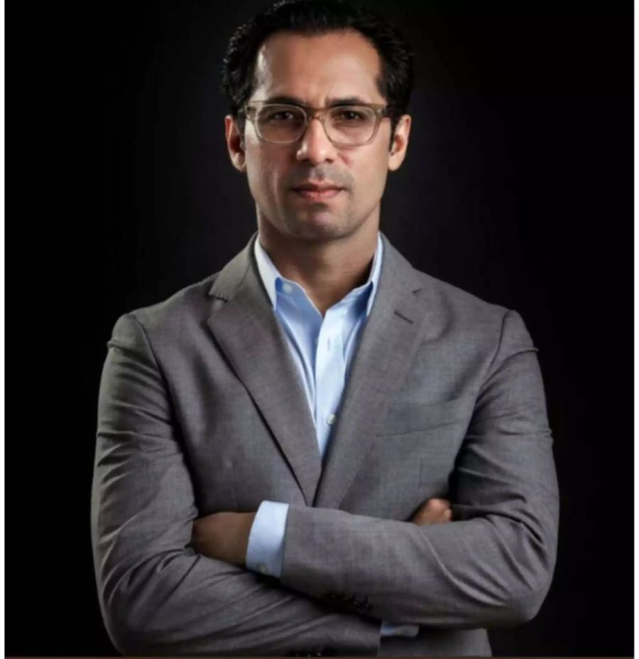 Milliardär Mohammed Dewji posiert für ein Foto.