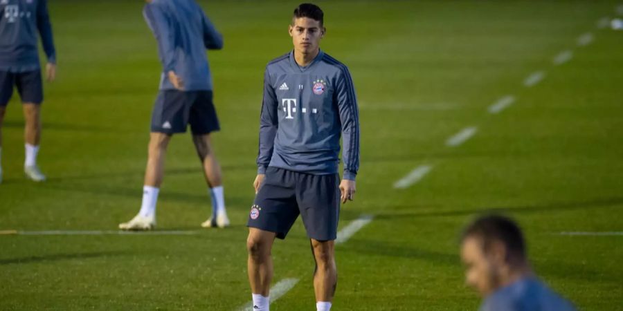 James Rodriguez in einem Training.